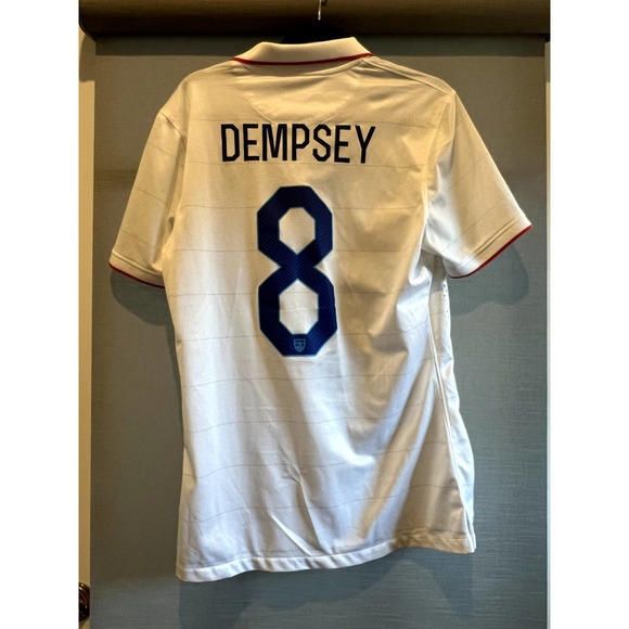 Nike Vintage Clint Dempsey "8" USA Mens National Team Soccer Jersey SIZE Large - Picture 3 of 3